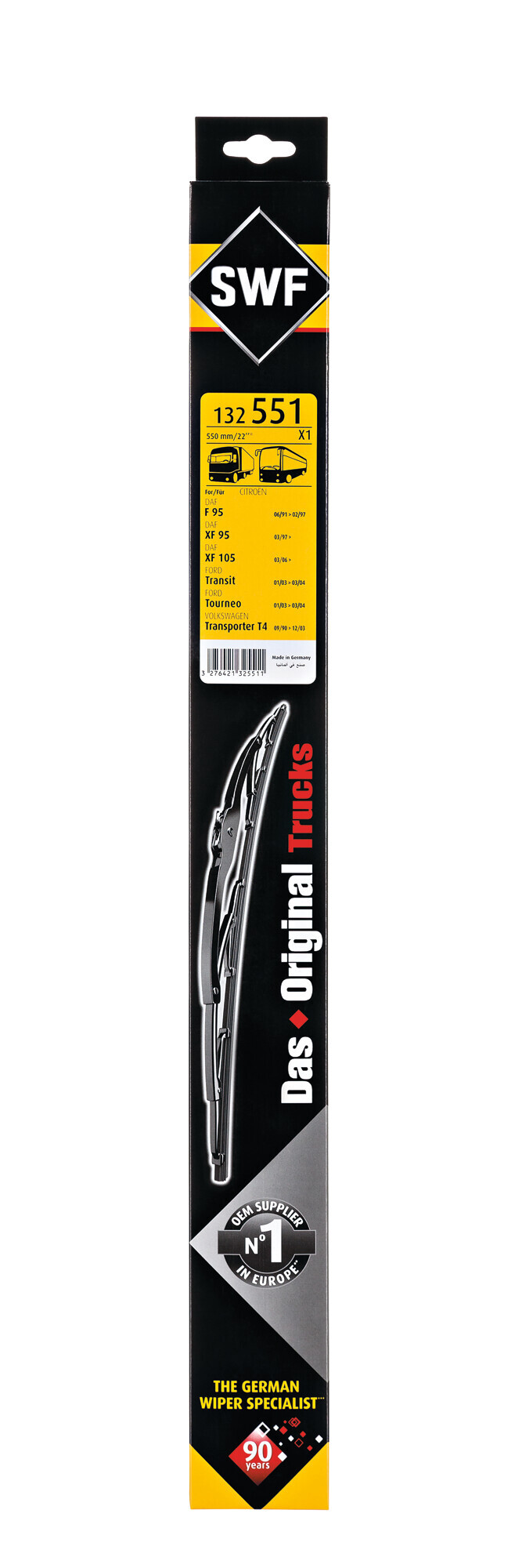 Das Original Trucks, spazzola tergicristallo - 550 mm - 1 pz - immagine 2