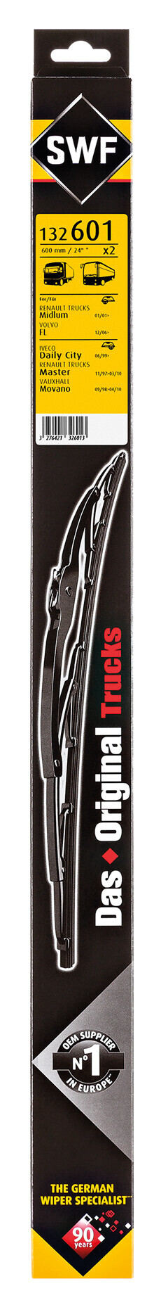 Das Original Trucks, spazzole tergicristallo - 600 + 600 mm - 2 pz - immagine 2