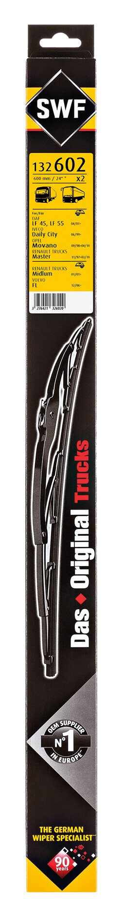 Das Original Trucks, spazzole tergicristallo - 600 + 600 mm - 2 pz - immagine 2