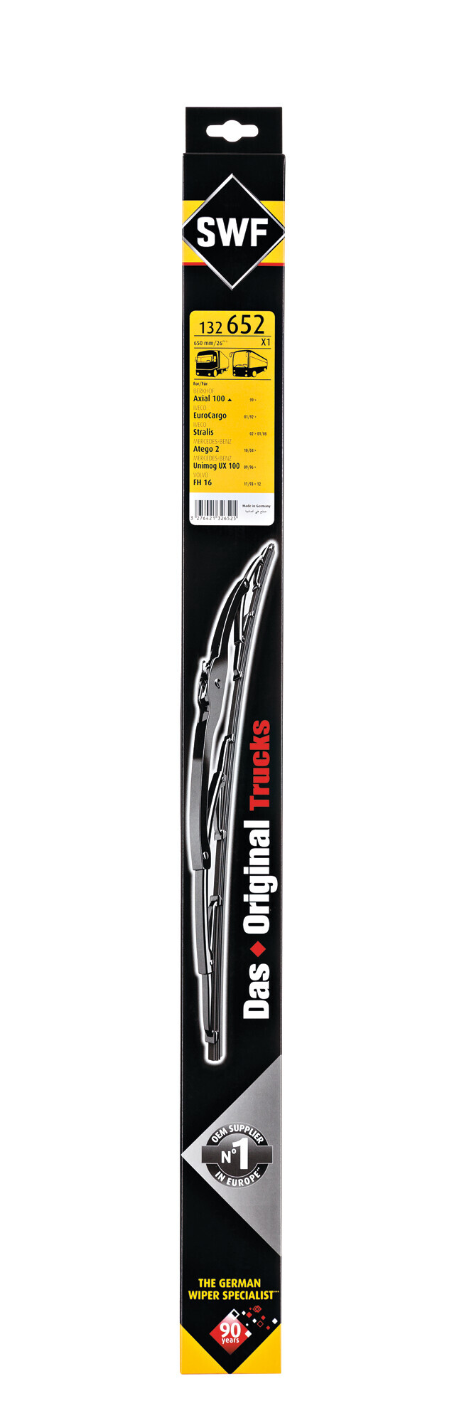 Das Original Trucks, spazzola tergicristallo - 650 mm - 1 pz - immagine 2
