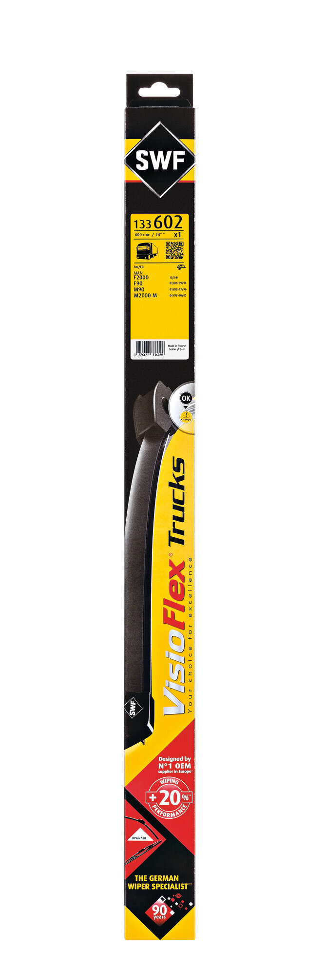 VisioFlex Trucks, spazzola tergicristallo - 600 mm - 1 pz - immagine 2