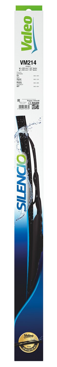Silencio Conventional Performance, spazzola tergicristallo - VM214 - 650 + 650 mm - 2 pz - immagine 2