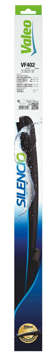 Silencio Flat Blades, spazzole tergicristallo - VF402 - 650 + 650 mm - 2 pz - immagine 2