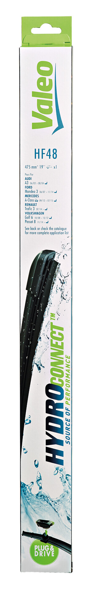HydroConnect Multiconnection, spazzola tergicristallo - HF48 - 480 mm - 1 pz - immagine 2