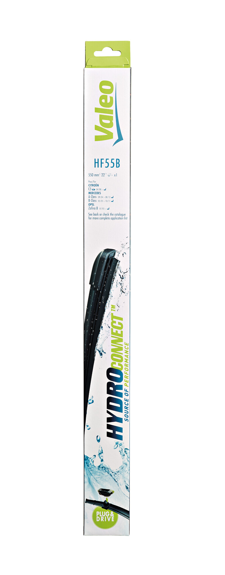 HydroConnect Multiconnection, spazzola tergicristallo - HF55B - 550 mm - 1 pz - immagine 2