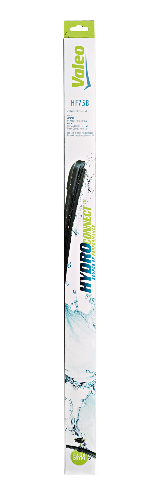 HydroConnect Multiconnection, spazzola tergicristallo - HF75B - 750 mm - 1 pz - immagine 2