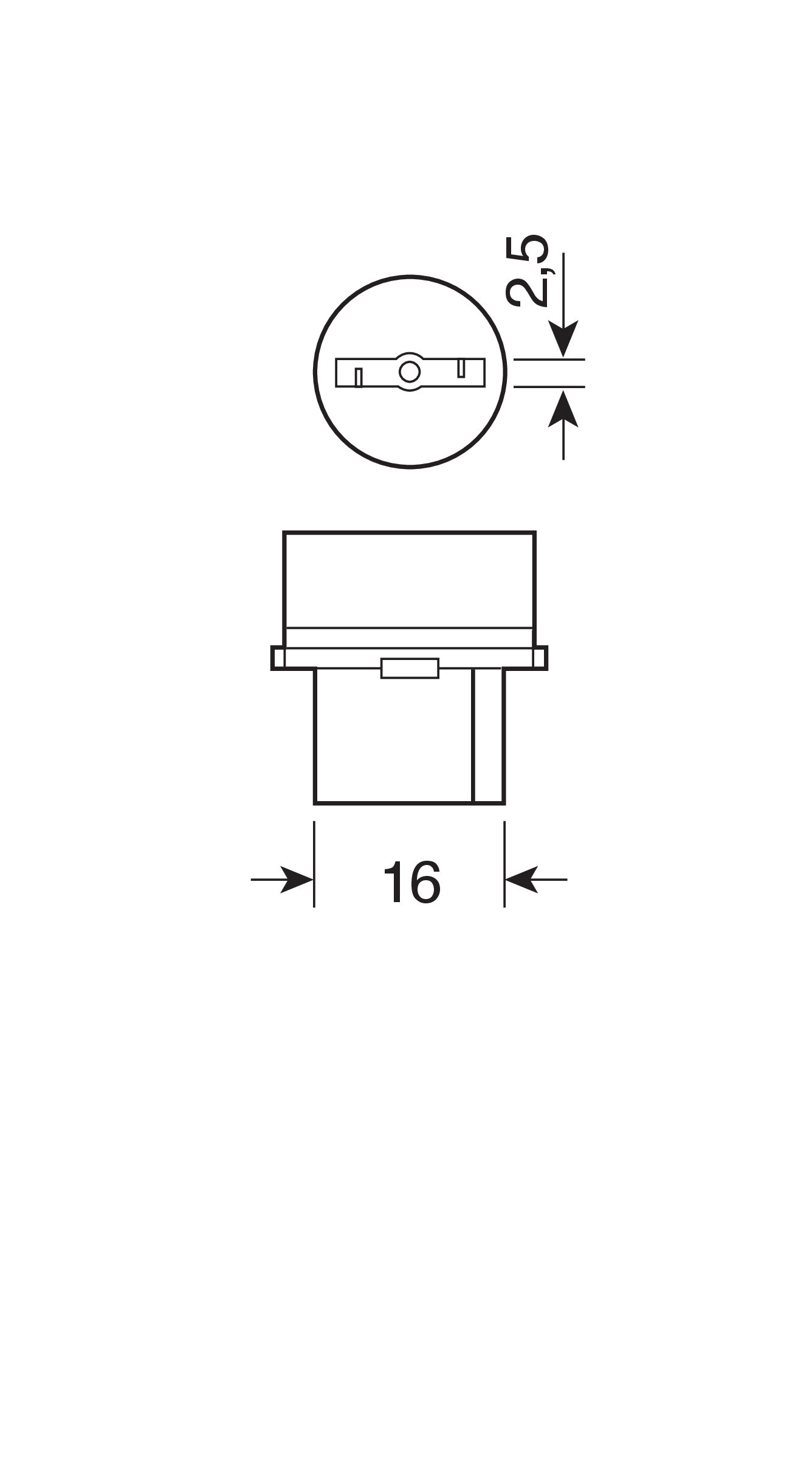 12V Original Line - P27W - 27W - W2,5x16d - 1 pz - Sfuso - immagine 3