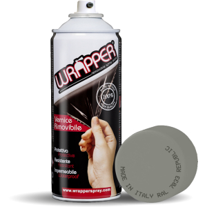 Wrapper, pellicola spray rimovibile, 400 ml - Republic - Ral 7033