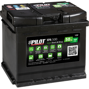 Batteria 12V - Pilot Start-Stop AGM - 50 Ah - 560 A - L1