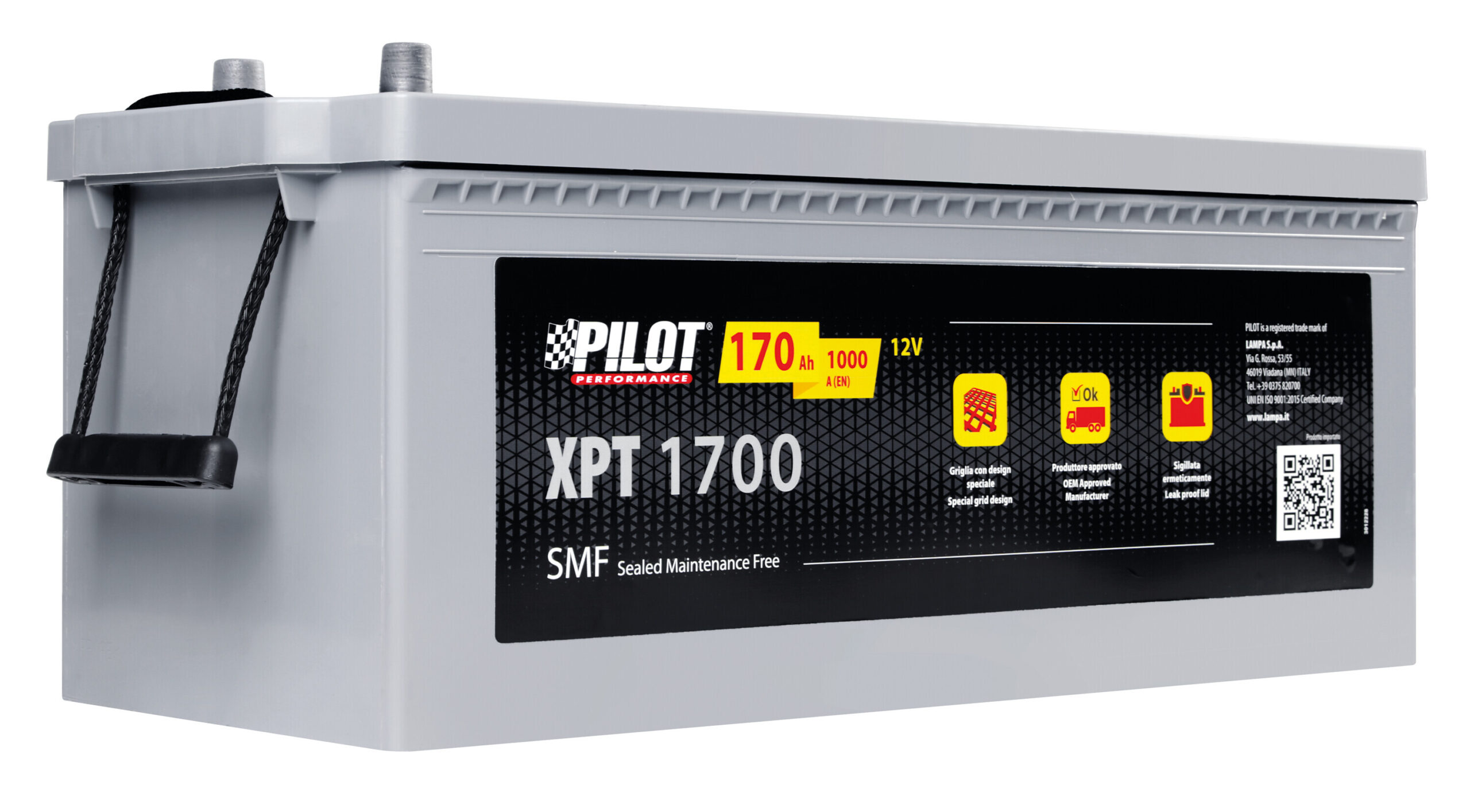 Batteria 12V - Pilot SMF - 170 Ah - 1000 A - immagine 2