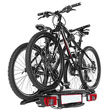 JustClick, portabiciclette per gancio traino - 2 bici - immagine 8