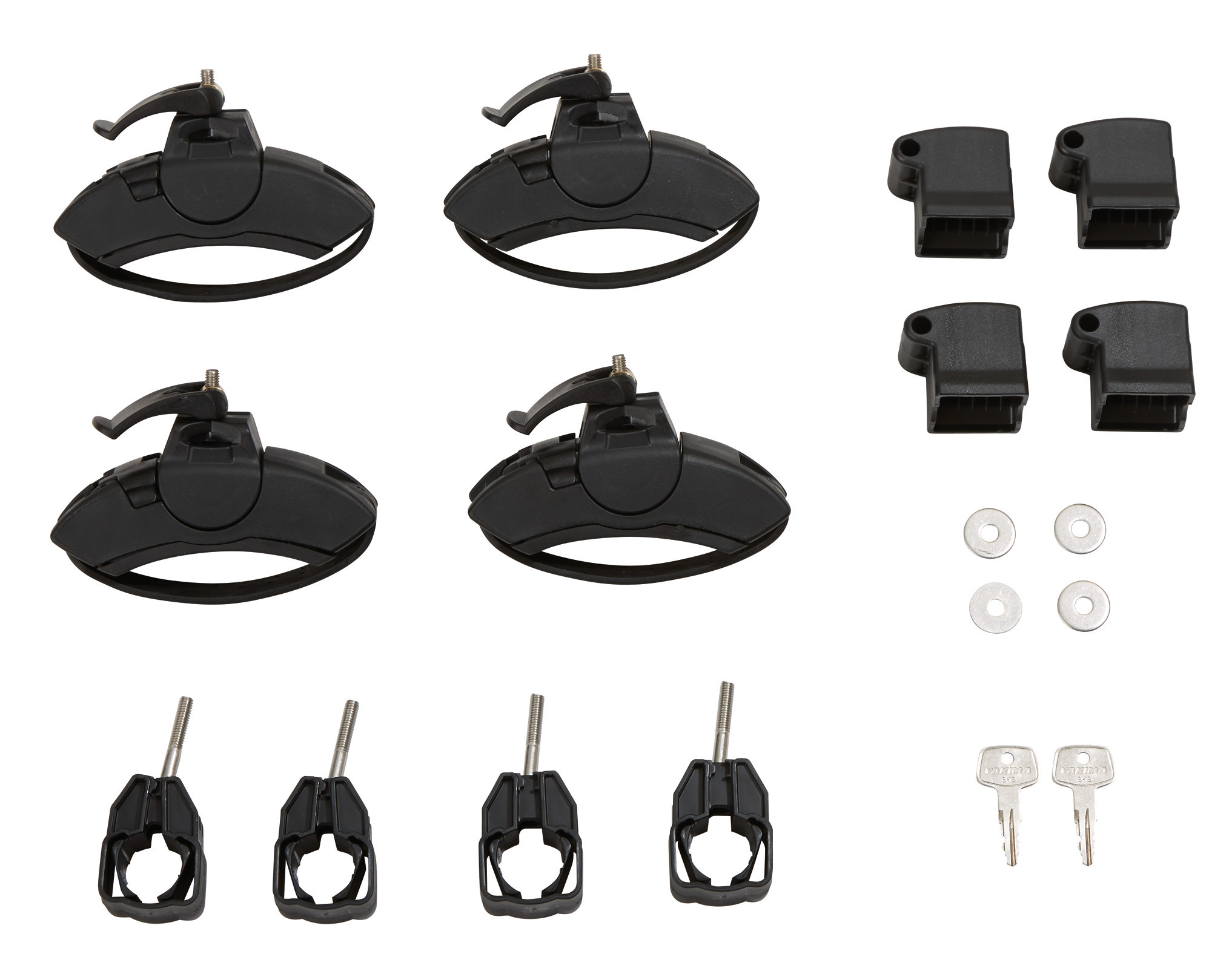 FatCat 6 Evo Black, portasci per barre da tetto - immagine 4