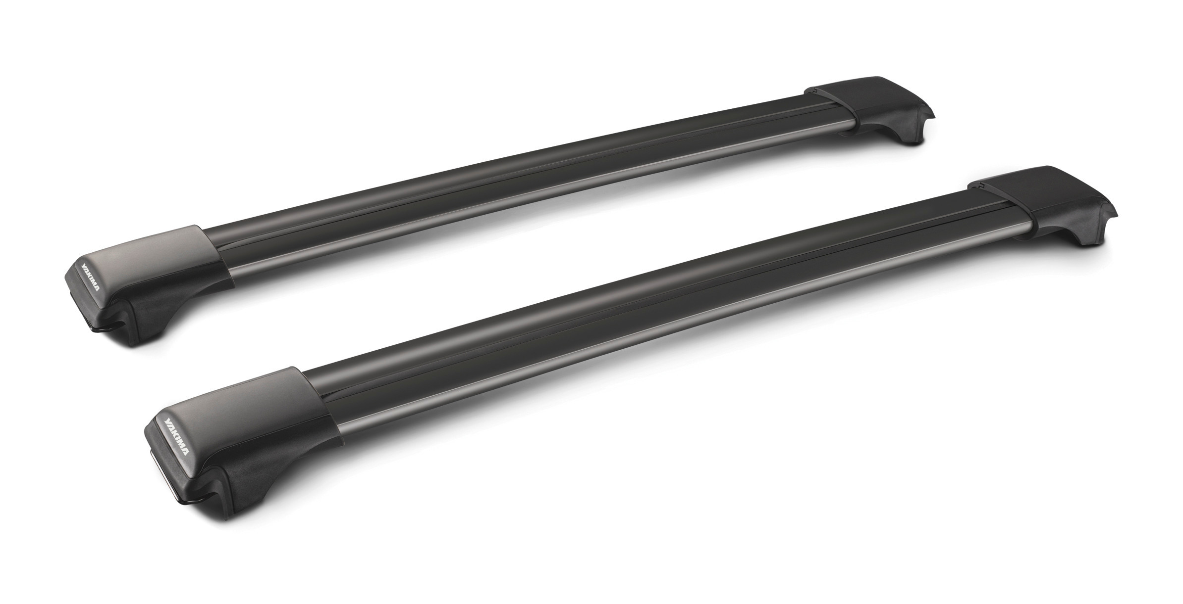 Rail Black Mixed, coppia barre portatutto in alluminio - 73+79 cm