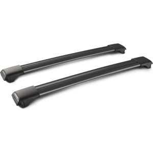 Rail Black Mixed, coppia barre portatutto in alluminio - 79+85 cm