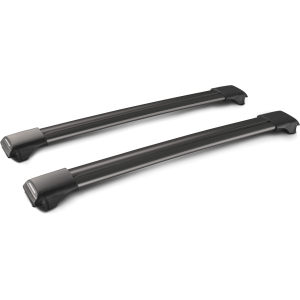 Rail Black Mixed, coppia barre portatutto in alluminio - 91+97 cm