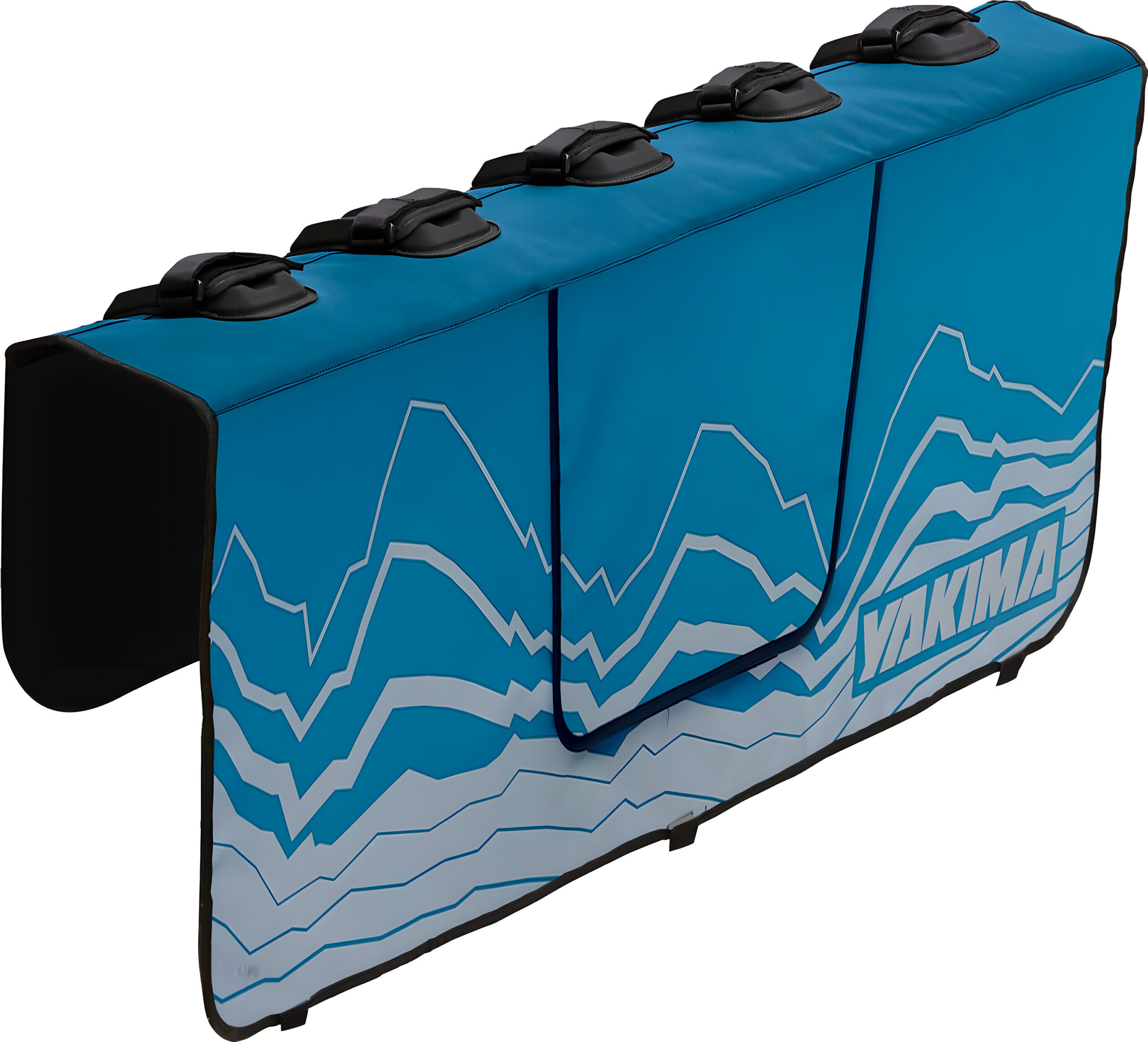 Gatekeeper Evo, portabici per sponda posteriore pick-up - Blu - immagine 2
