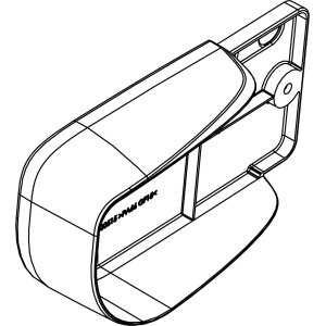 Ricambio supporto luce sinistra per portabici Justclick