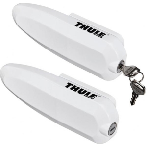 Coppia serrature per camper e furgoni Universal Lock bianche