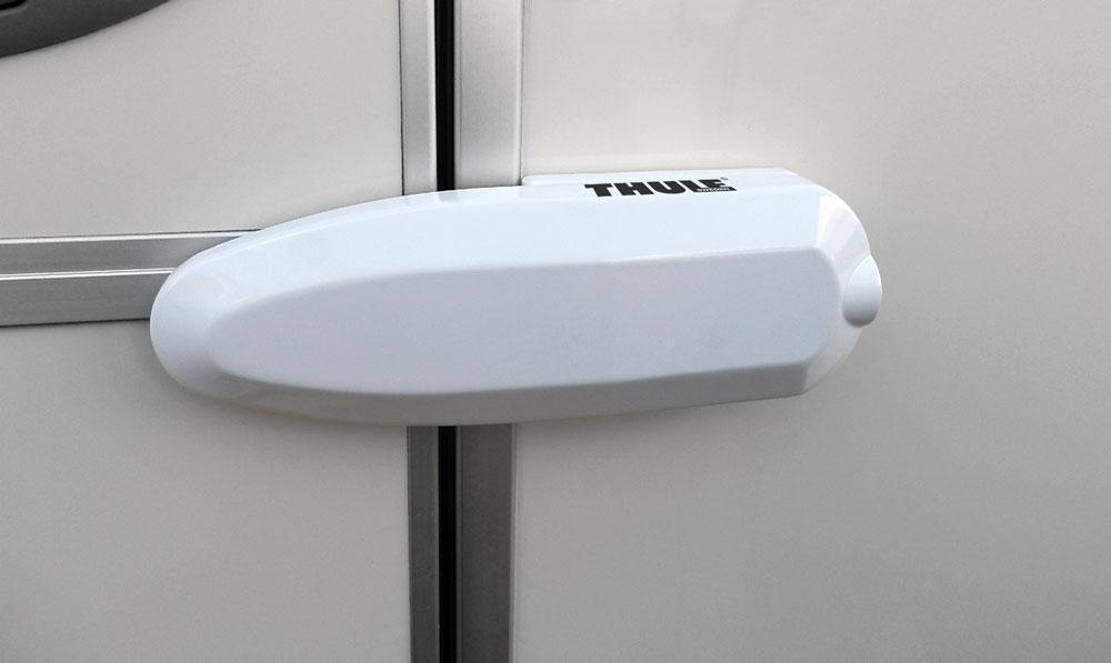 Coppia serrature per camper e furgoni Universal Lock bianche - immagine 2