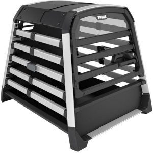 Kennel trasporto cani in auto Allax M compact con soglia