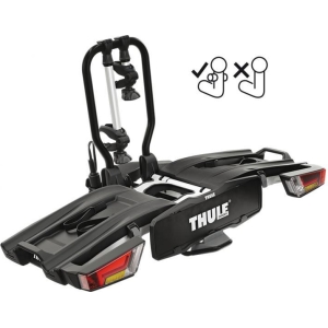 Portabici da gancio traino EasyFold XT 2 bici 13 poli Fix4Bike