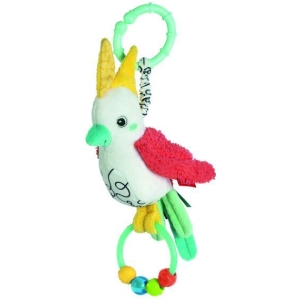 Peluche attività pappagallino