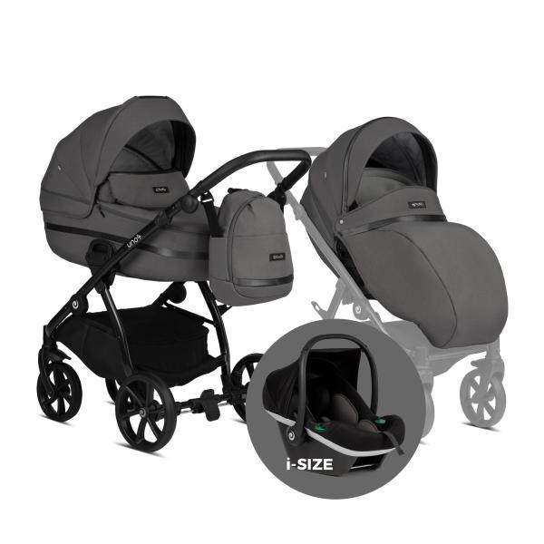 Seggiolino di sicurezza per bambini 40-87 cm i-SIZE mod. Elo nero - immagine 6