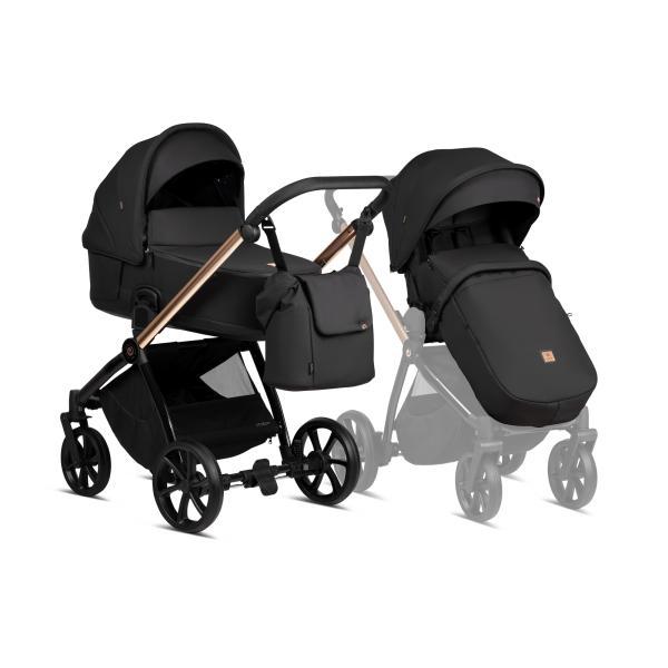 Passeggino 2 in 1 Mio Plus Thermo black edition rose gold