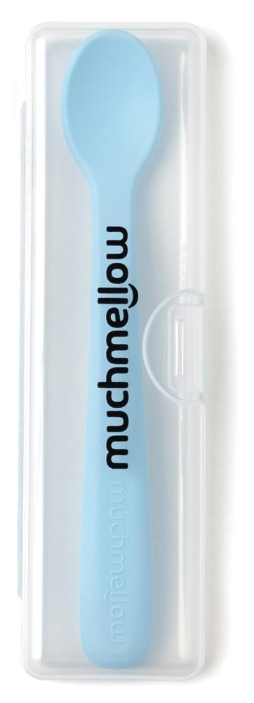 Set cucchiai in silicone azzurro e blu - immagine 2