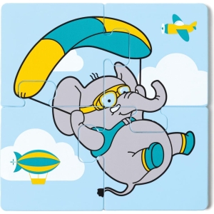 Puzzle in silicone elefante