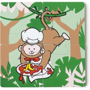 Puzzle in silicone scimmia
