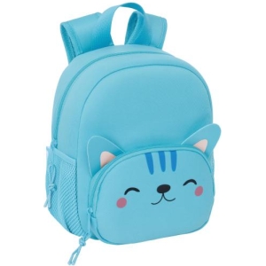 Zainetto in neoprene gattino azzurro