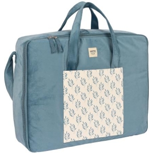 Borsa cambio grande blu