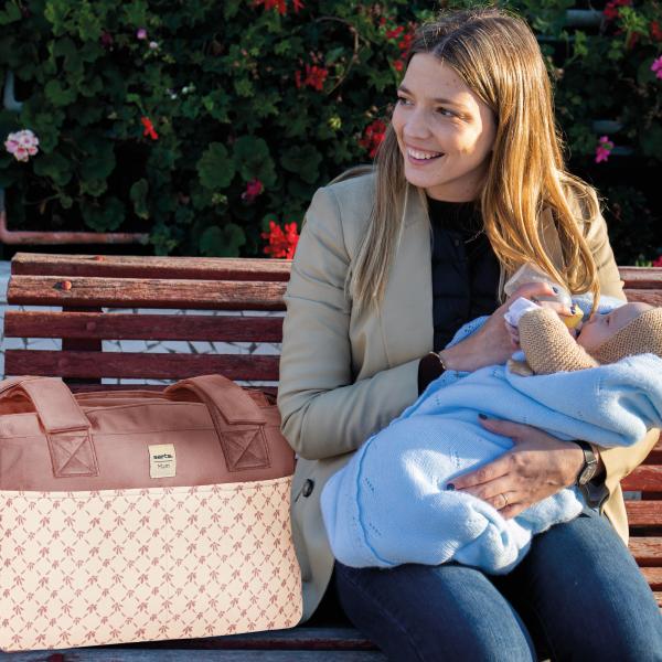 Borsa per passeggino rosa - immagine 3