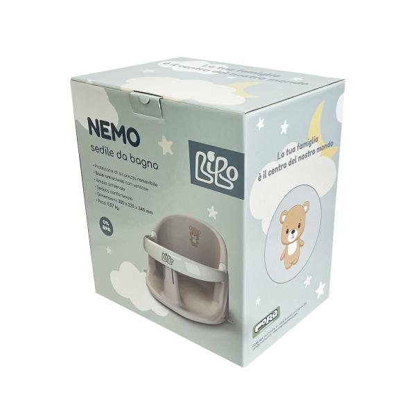 Sedile da bagno Nemo grigio - immagine 3