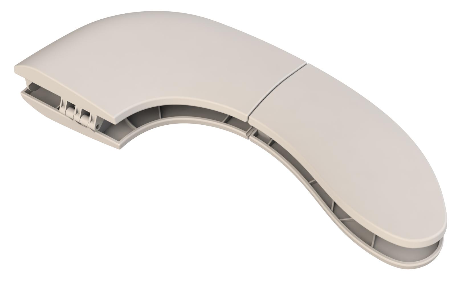 Riduttore WC pieghevole Coral grigio - immagine 2