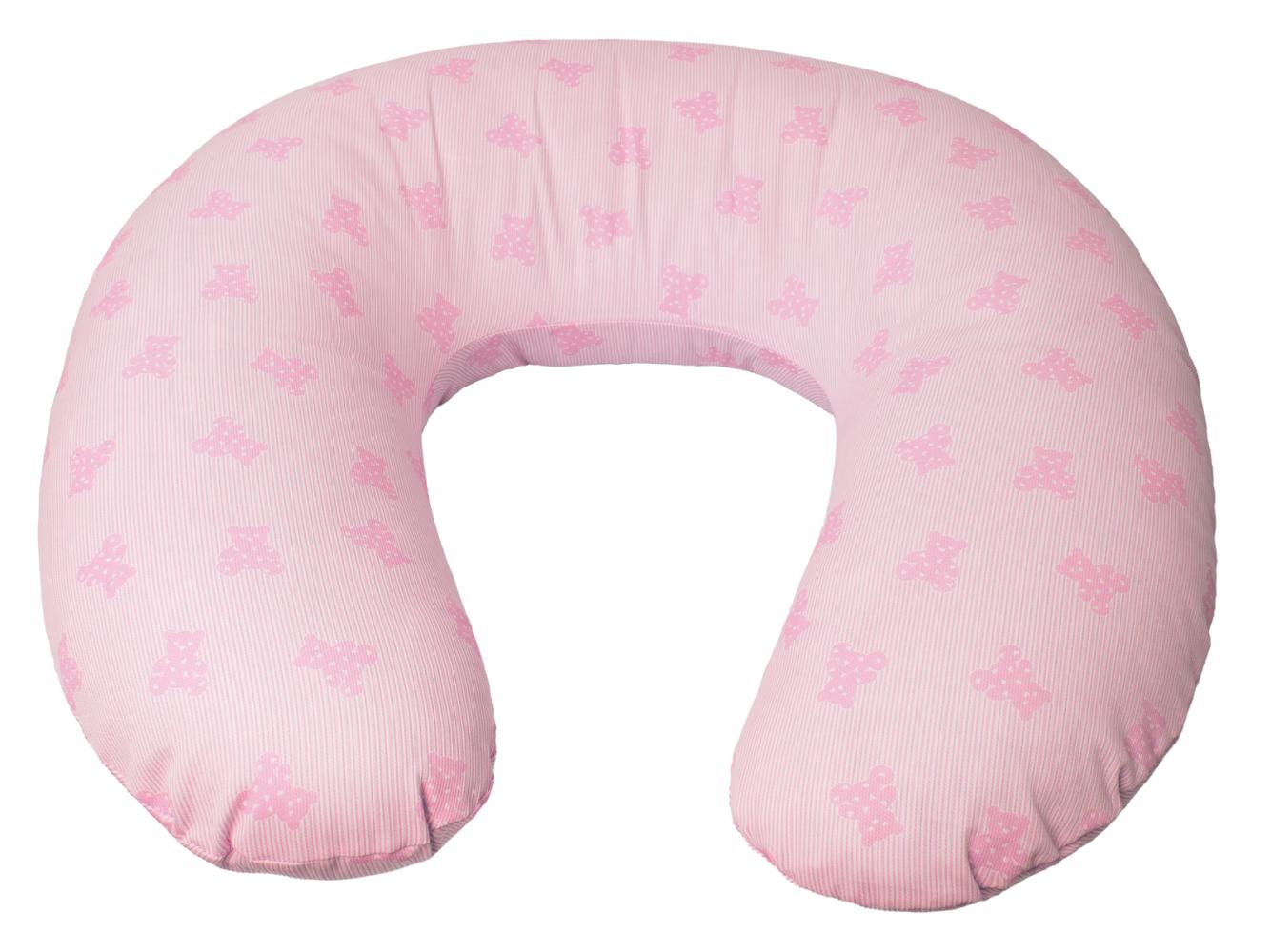 Cuscino allattamento Bear rosa