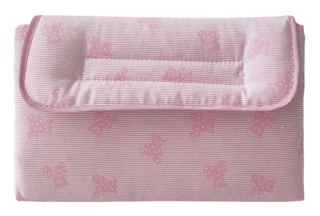 Materassino fasciatoio da viaggio Bear rosa - immagine 2