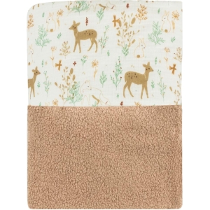 Coperta in mussola per culla e lettino Teddy e Forest 150x130 cm