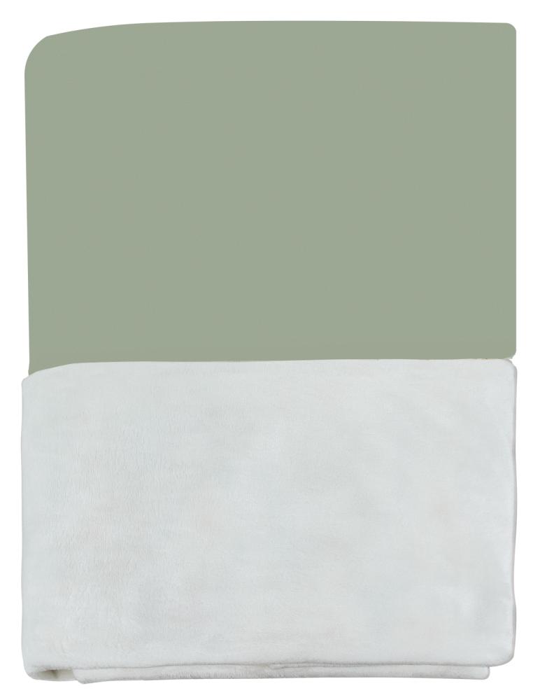 Coperta in mussola per culla e lettino Minky e mussola verde 150x130 cm