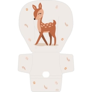 Cuscino seggiolone pappa in PVC tortora cerbiatto