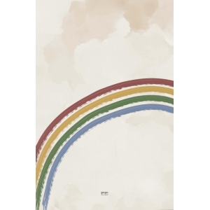Tappeto in gomma naturale Play Rainbow Sky rettangolare