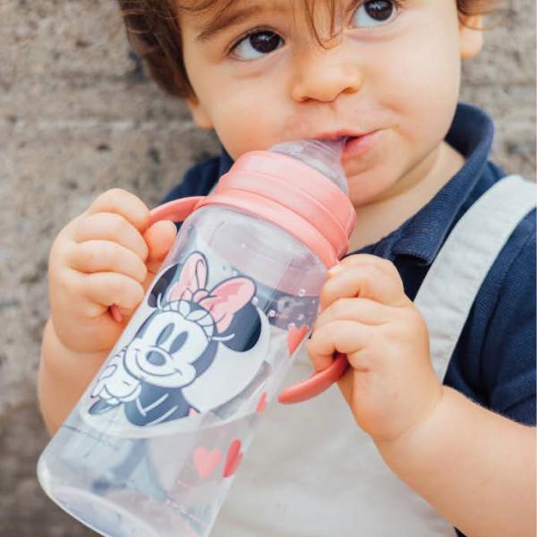 Biberon anticolica con maniglie 360 mL Minnie - immagine 2