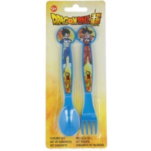 Set 2 posate in plastica Dragon Ball