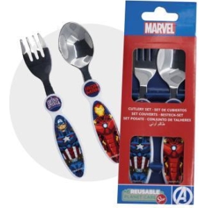 Set 2 posate in alluminio Avengers
