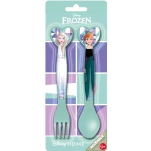 Set 2 posate in plastica Frozen