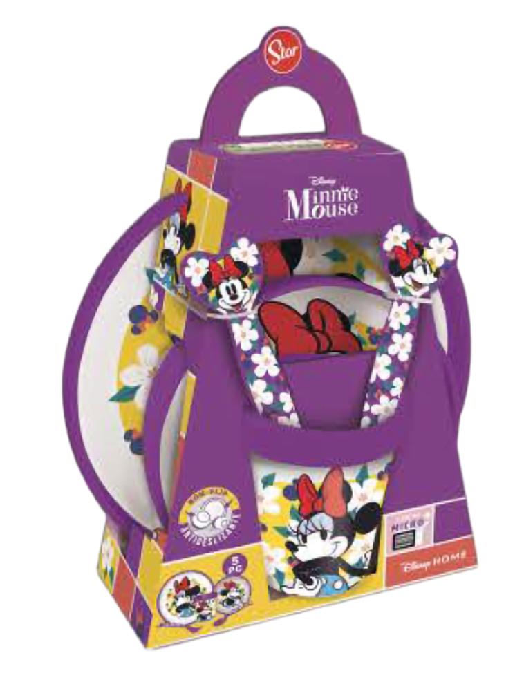 Set Premium 5 pezzi per microonde Minnie