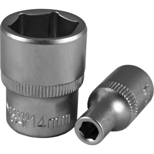 BUSSOLA ESAGONALE 1/4" 14MM - ZINCATO