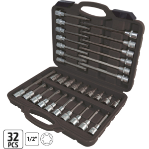 SET DI INSERTI TORX 32 PEZZI