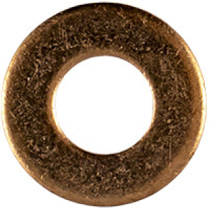 RONDELLE IN RAME PER INIETTORE, 50 PZ.(16,0 X 7,5 X 1,5MM)